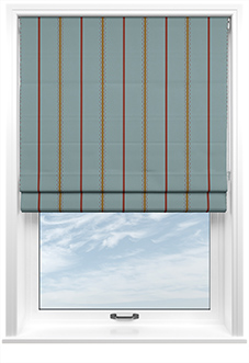 The British Stripe Co. Alfred, Highlands No.1 - Twist&Fit Roman Blind